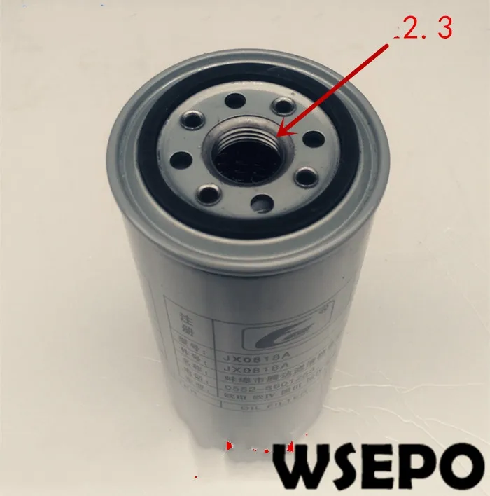 

Top Quality! Oil Filter JX0818A Fits for 6105/6108 06 Cylinder 04 Stroke Water Cooling Diesel Engine