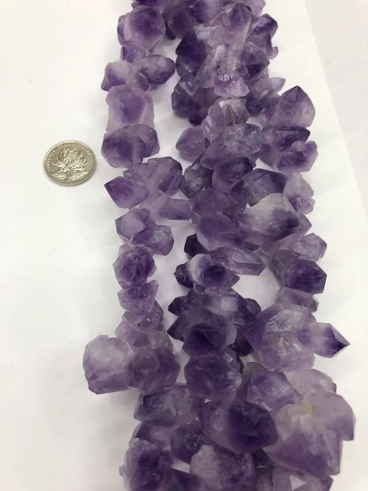 15x20mm,25x25mm Natural Quartzs Ametysts Colour Wand Worry stone Semi Precious  Loose beads Strand 15 inches Wholesale For DIY