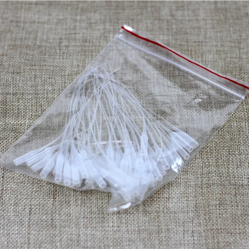Imagem -05 - Universal Super Glue Dropping Tube Nozzle Tubo de Agulha Alongado Garrafa Cap Cateter Dropper Adesivo 502 100 Pcs