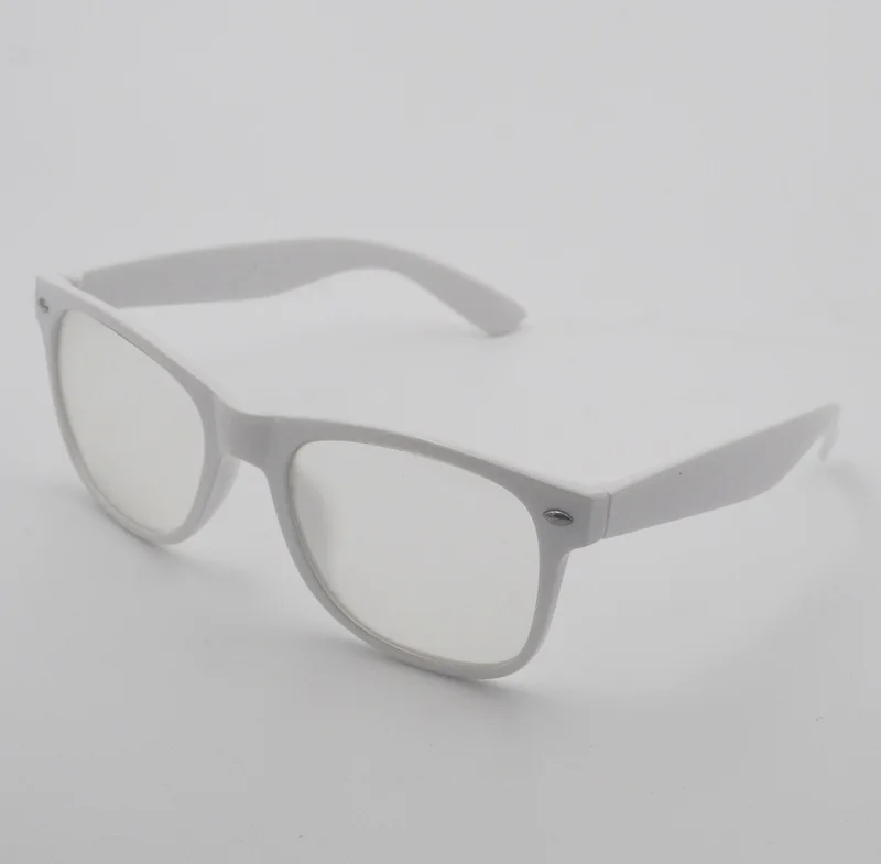 Christmas day white diffraction glasses with fireworks lens