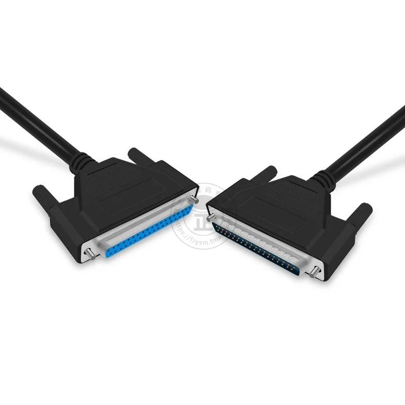 Kabel DB37 DB 37-pinowy kabel daty z męskiego na męskie męski na żeński żeński do żeńskiego przedłużacz 37 P kabel sygnałowy z czystej miedzi