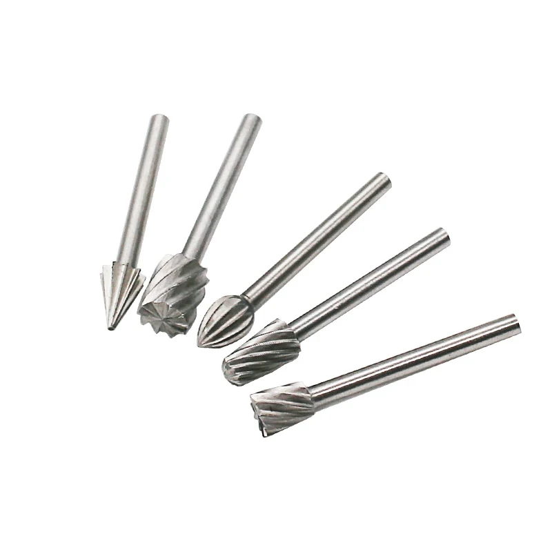 Imagem -04 - Hss Routing Router Bits Burr Rotary Tools Rotary Carving Faca Esculpida Cutter Tool Gravura Wood Working Usado para Dremel 10 Pcs