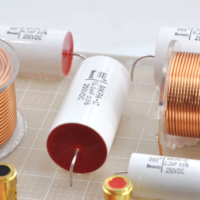 1-5 uds Audiophiler Axial polipropileno MKP 250V 0,22 uF-3,3 uF todas las series HIFI DIY condensador de agudos para altavoz divisor de bocinas de coche