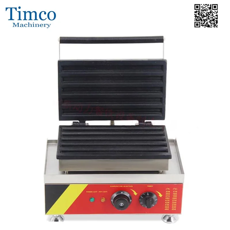 TIMCO Spanish Churros Maker 5PCS Hot Dog Muffin Waffle Machine