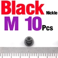 10PCS Black Nickle M