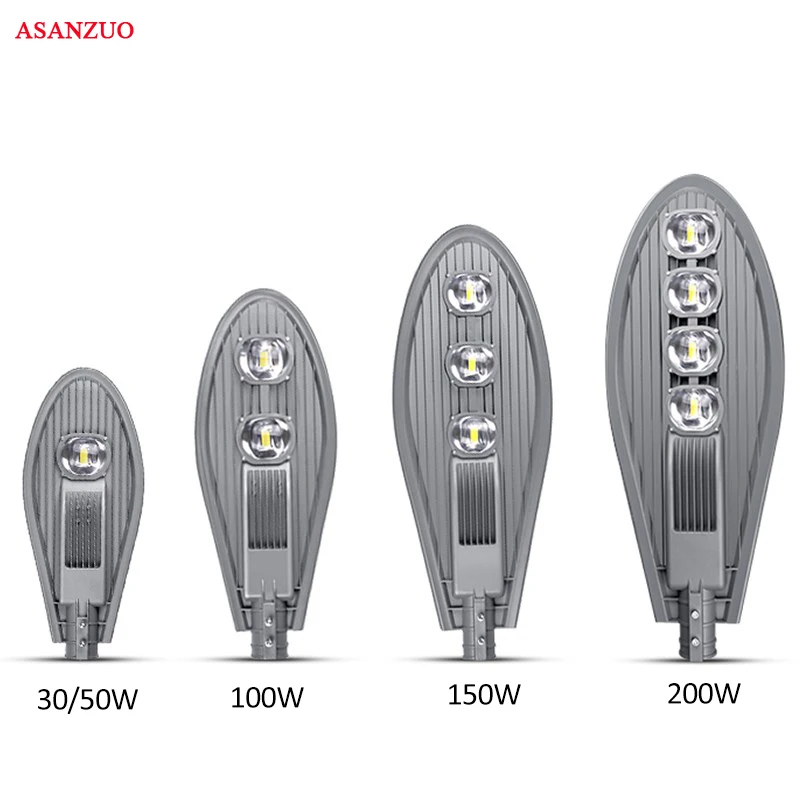 

30W 50W 100W 150W 200W Led Street Light AC85-265V Waterproof IP65 Road Lamp Led Outdoor Lighting Garden Lights