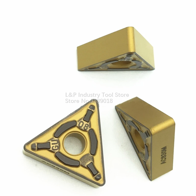 ใหม่ Original TNMG160408N-GU AC630M คาร์ไบด์แทรก TNMG 160408 N-GU AC630M ตัดเครื่องมือสำหรับสแตนเลส