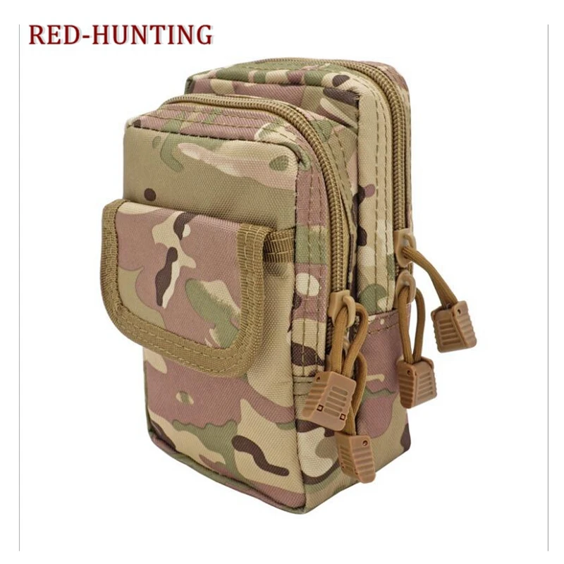 Multi-function Hunting Bag Outdoor Molle Backpack Vest Accessory Tactical Combat Molle Waist Belt Bag Pouch