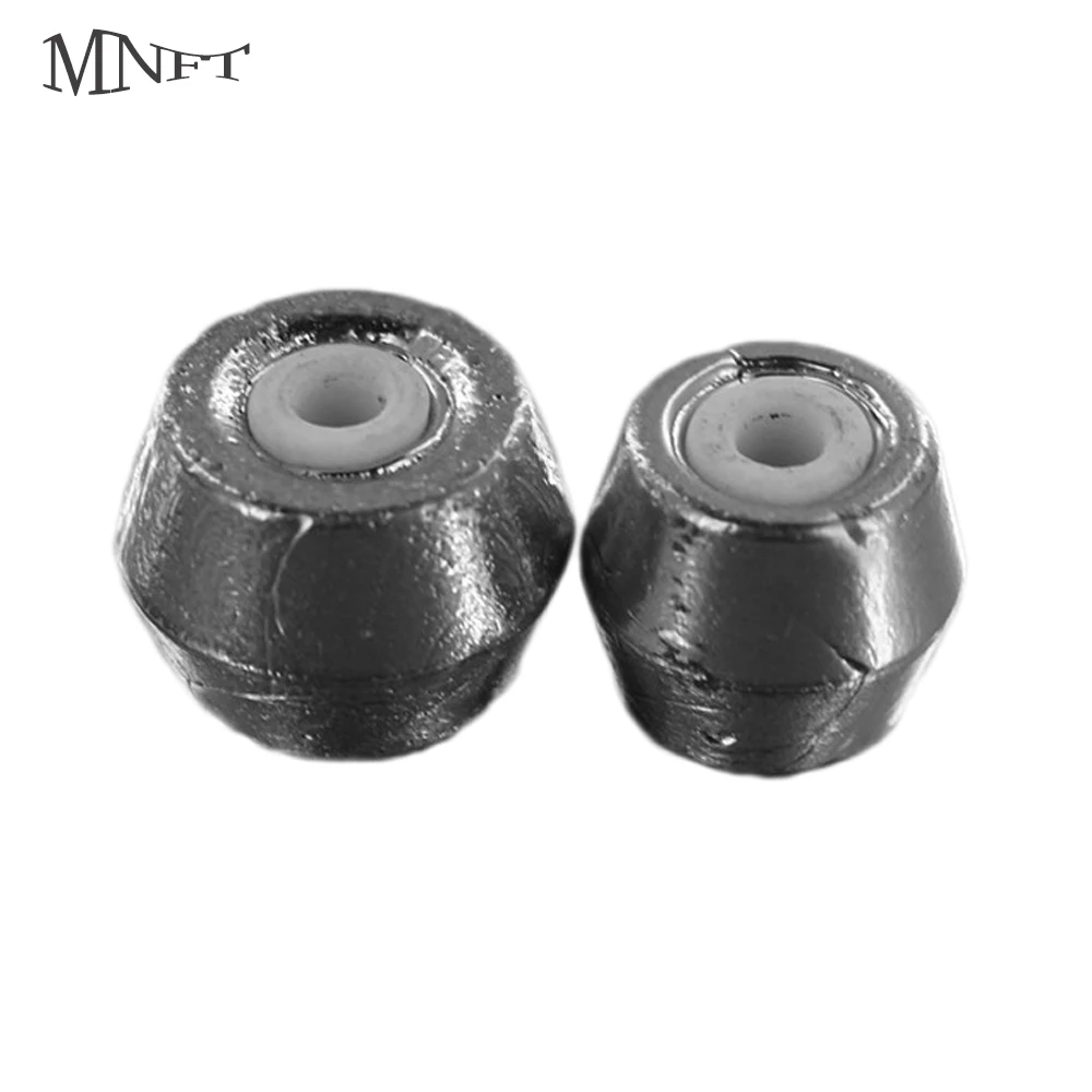 MNFT 2Pcs Ceramic Lead Sinkers Weight 20g 25g 30g 40g 50g Ceramics Protect Line Fishing Sinkers