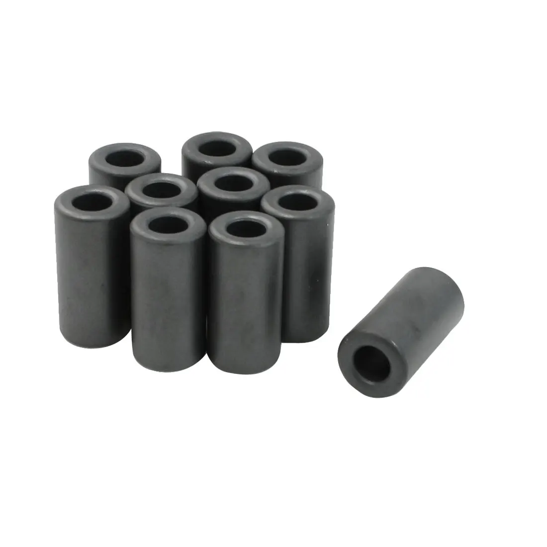 UXCELL 10 Pcs/lot 14x7x28.5mm Metal Toroid Ferrite Cores Dark Gray For Power Transformers Current Transducers Inductors