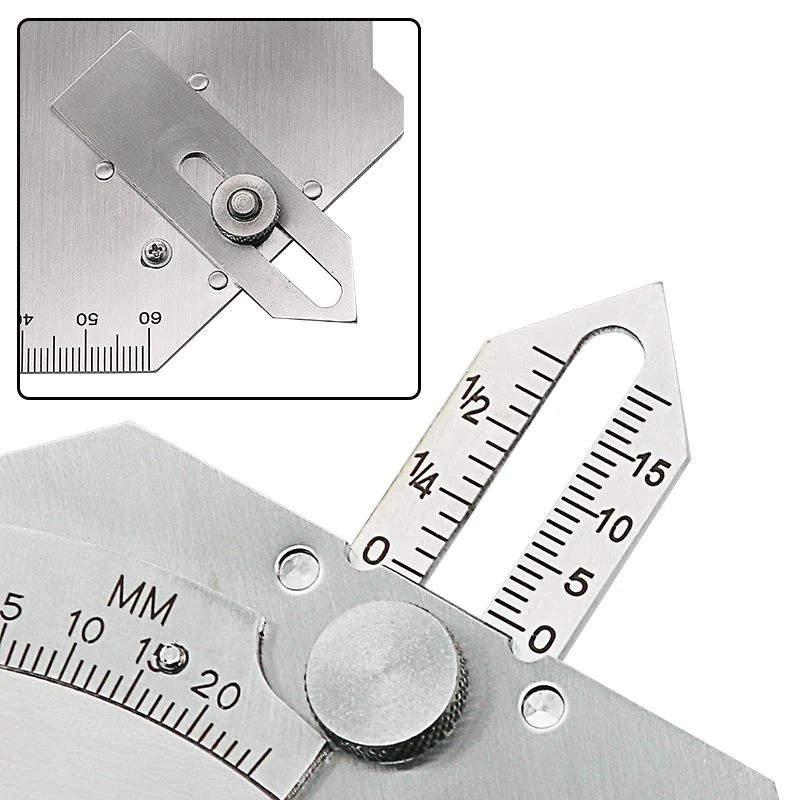 QSTEXPRESS MG-8 bridge cam welding gauge stainless steel Cam Type gauge Master Gage C50 Test Ulnar For Welder Inspection