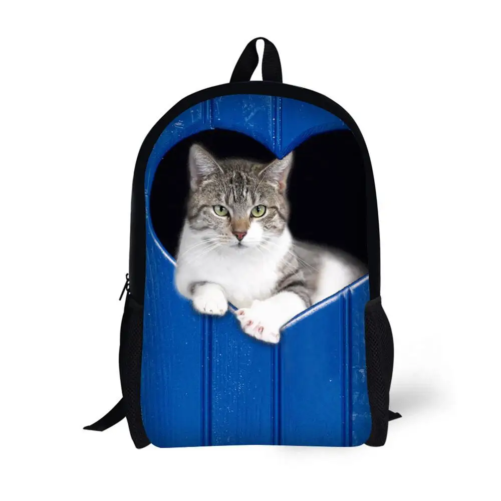 

Blue Board Pet Dog Cat Generic Backpack Bag Children School Bags for Age 6-15 Teenage Boys Plane Bag Pack 17 Inch Bookbag