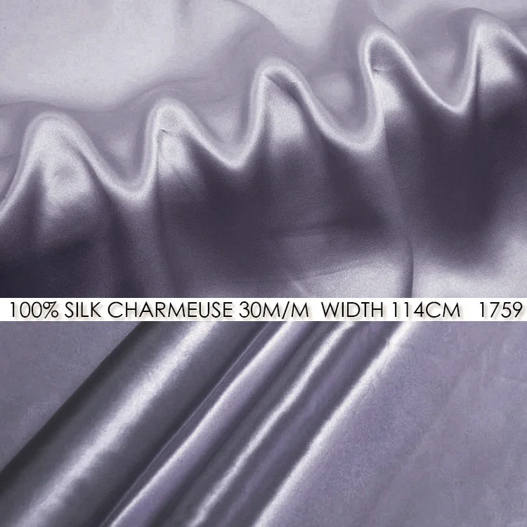 

CNUM SS11430-2 100% Silk Satin/ Pure Color, 1725-1765/ Silk Fabric Heavy/ W:1.25yd, T:30m/m /Unit:M