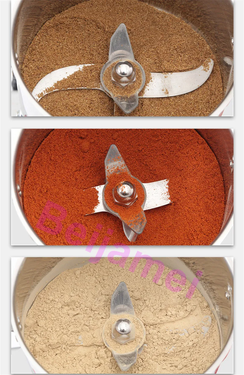 BEIJAMEI 2500g 4500g Electric Grain Grinder Machine Swing Type Mill Powder for Grinding Various Spice Herb Chinese Medicine