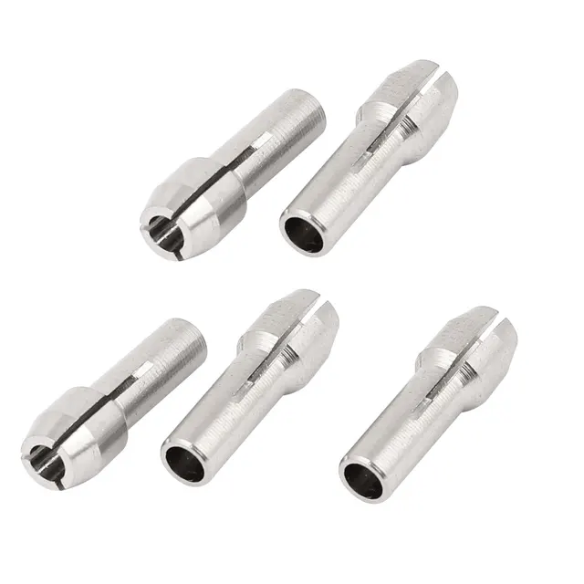 5 sztuk/partia Mini uchwyty wiertarskie Adapter 3mm Mini uchwyty wiertarskie Adapter uchwytu Micro Collet mosiądz do elektrycznego narzędzia obrotowego