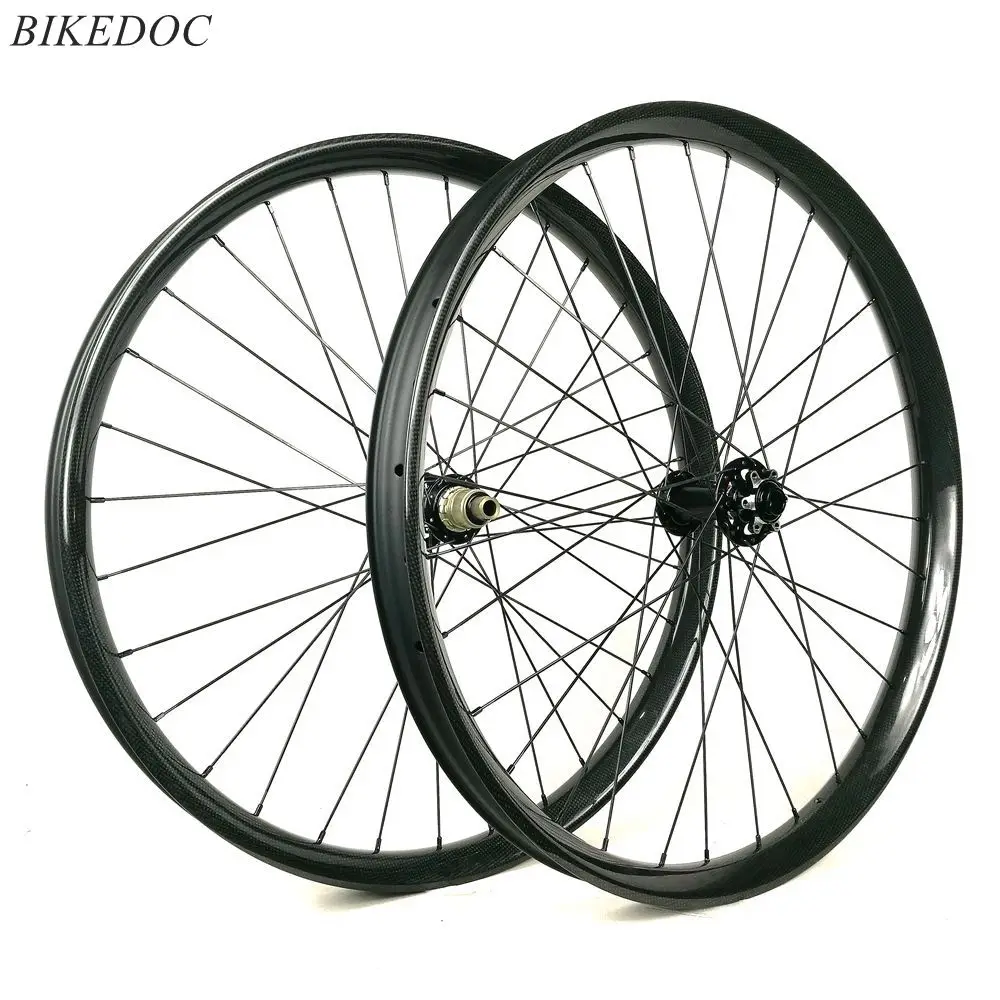 BIKEDOC Bicycle wheels 50MM*25MM 650B Tubeless 27.5er Plus MTB Wheelset For Cycling Race