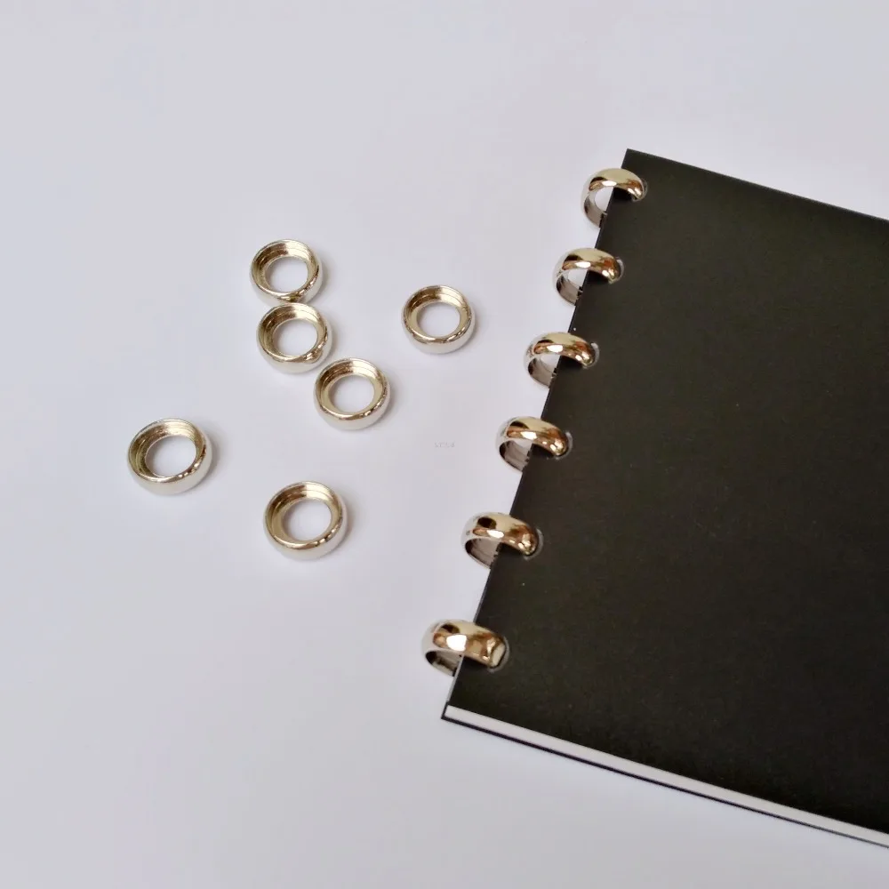 Yiwi New Arrive 18mm Outer Diameter Metal Disc Bind Ring For Happy Planner Notebook Disc-Bound Planner