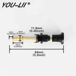 YOULII-Conjunto de válvula de acelerador de carburador Mikuni, interruptor de Control de válvula Manual, mango concentrado, EN125, GS125, envío directo