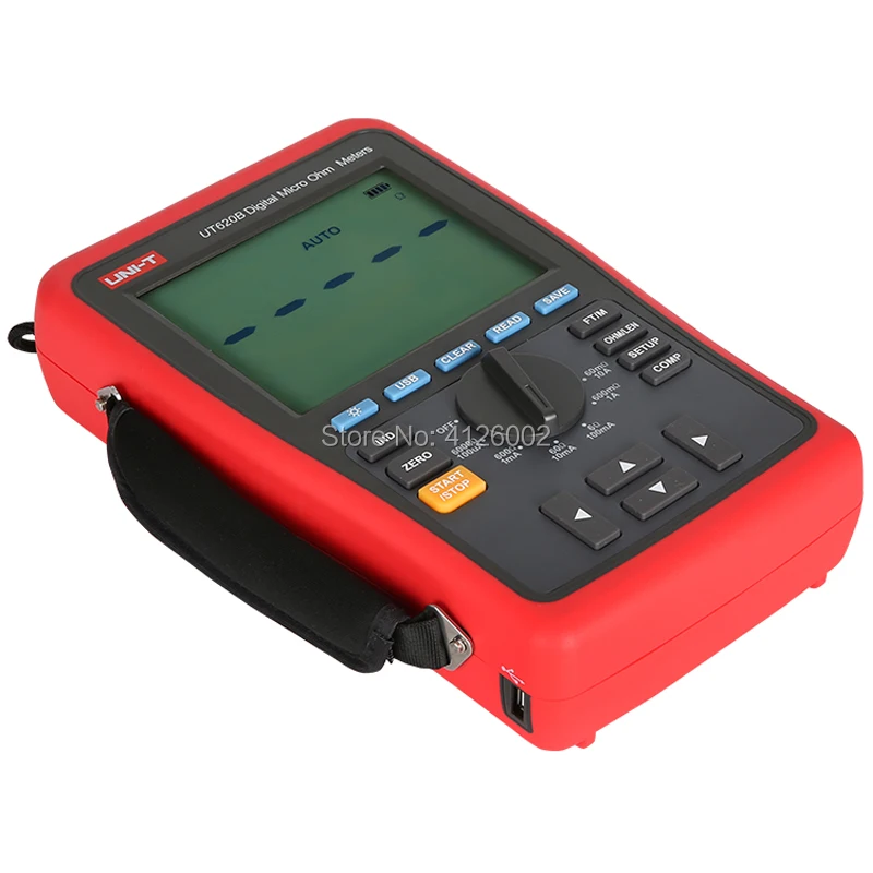 UNI-T UT620B Digitale Micro Ohm Meter; Gamma Manuale CC A Bassa Resistenza Tester, memorizzazione dei dati/USB di Trasferimento di Dati/Dati in Possesso