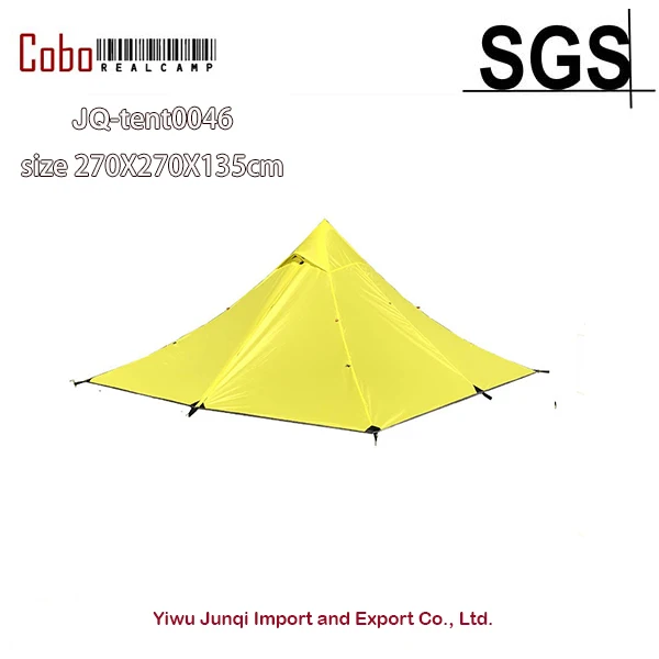 

Backpacking Pyramid Tent for 2 Person Hiking Mountaineering Trekking Camping Waterproof Double Layer Lightweight 3 Season