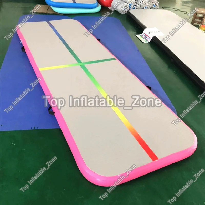 Free shipping free pump inflatable tumbling mat/air floor/air mat/air track for sale 3m factory price air track mat for gym