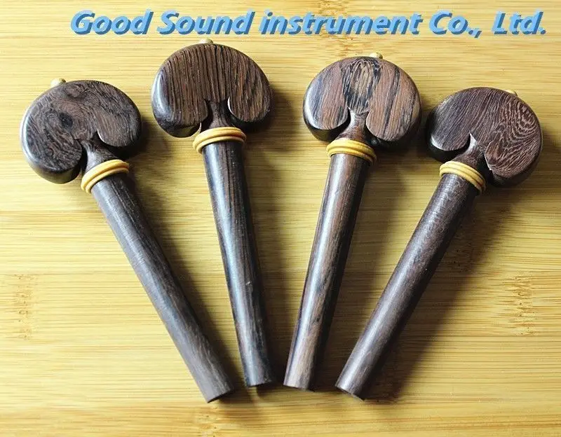 

4pcs 4/4 cello rose wood pegs, cello Accessories Parts