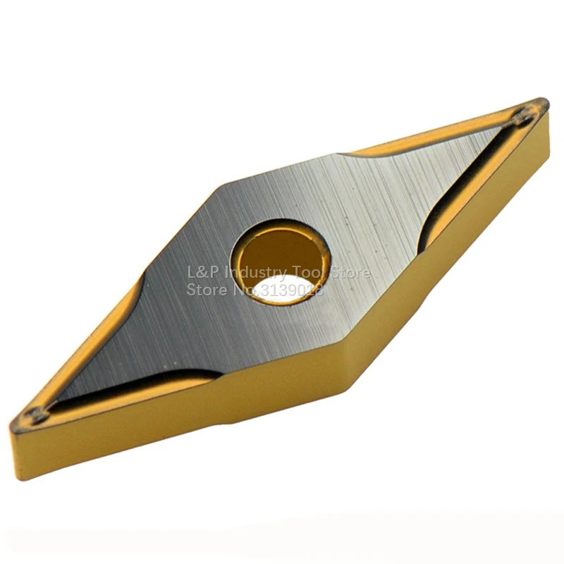 Original Lathe Cutter VNMG160402N-SU VNMG160404N-SU VNMG160408N-SU AC630M Insert Turning Plate Stainless Steel Finish Hard Metal