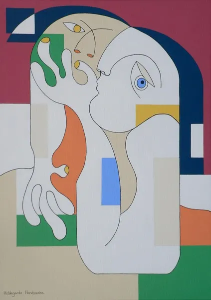 High quality Oil painting Canvas Reproductions Anonymous by Hildegarde Handsaeme hand painted