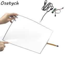 17inch 4wire 4:3 Foldable Flexible 355*288mm Resistive Soft Touch Screen+USB Kit