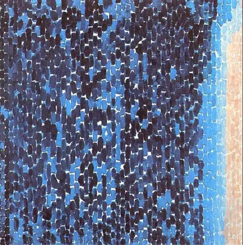 High quality Oil painting Canvas Reproductions New Galaxy (1970)  by Alma Woodsey Thomas Painting hand painted