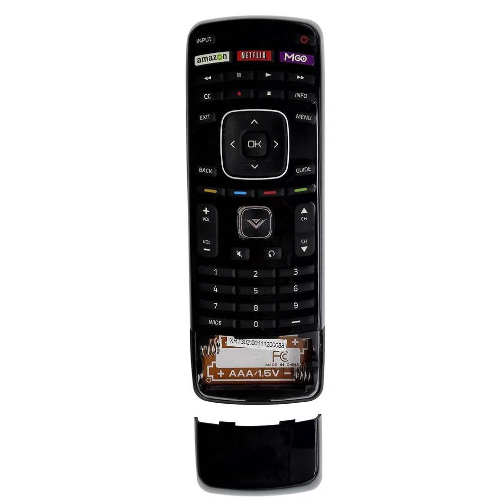 New XRT302 Qwerty Keyboard Remote Control fit for Vizio LED HDTV M650VSE E650I-A2 M550VSE E701I-A3 E650I-A2 M420KD M470VSE