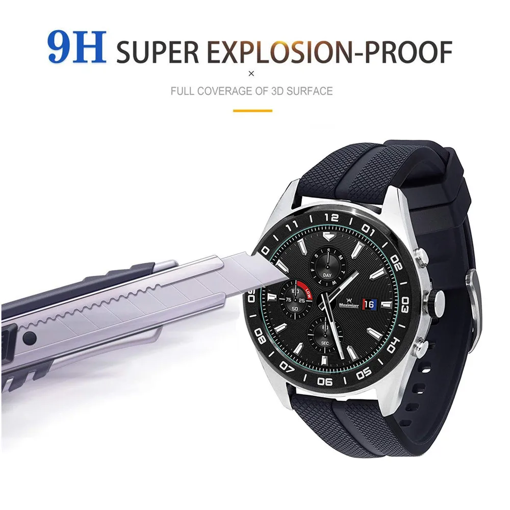 For LG Watch W7 Tempered Glass Screen Protector Film 9H 0.3mm 2.5D Round Edge Explosion Proof Anti Scratch Protective Glass Film