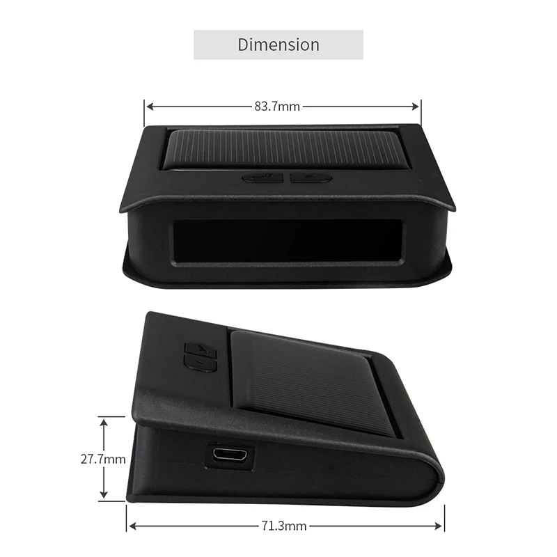 EASYGUARD T168W tire pressure monitoring system external sensor TPMS support PSI BAR solar energy LCD display chargeable display