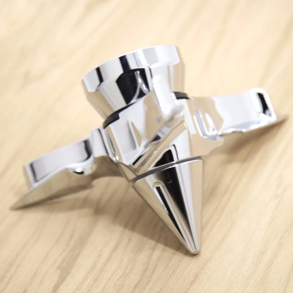 Chrome Spun Blade Spinning Axle Caps Chrome Fit For Harley Motorcycle Sportster 2008-2022 Road Glides Electra Glides