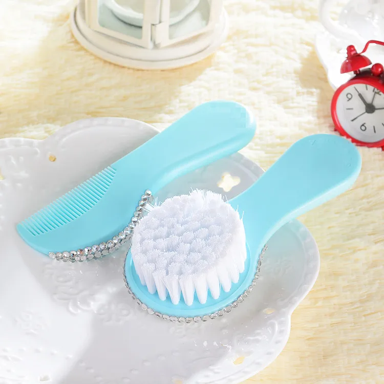 MIYOCAR bling bling Prince Princess baby comb very soft and safe good for baby hair ideal gift for baby shower and birthday