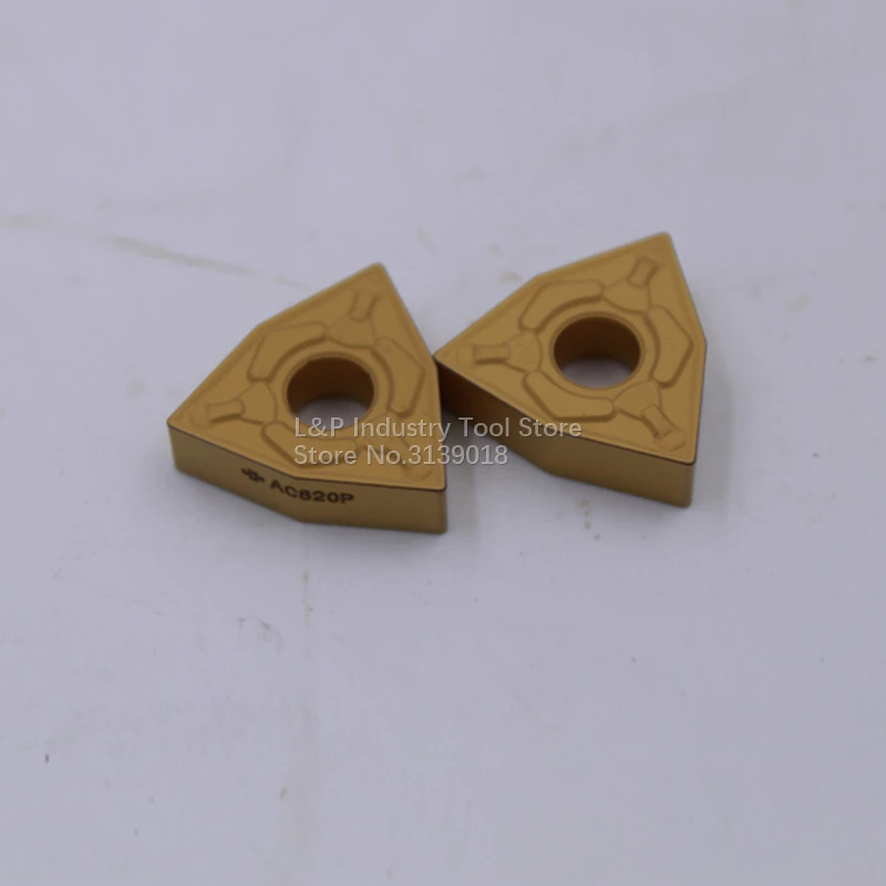 New Original WNMG080404N-GU AC820P Carbide Inserts WNMG 080404 N-GU AC820P Cutting Blade Tool For Steel