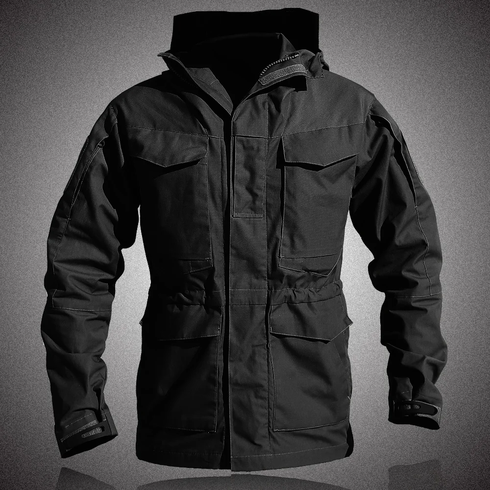 Chaqueta campo militar M65 impermeable hombre otoño invierno - imagen 4