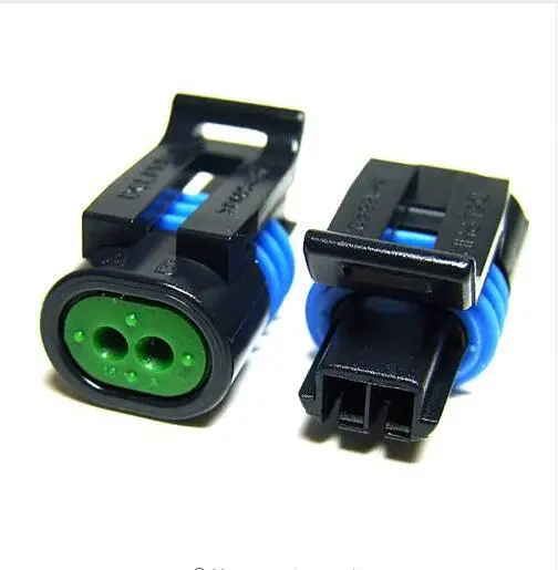 Free shipping 5pcs for Delphi  2pin Female Sensor Connector Sealed Auto Connector 12162195 12162193