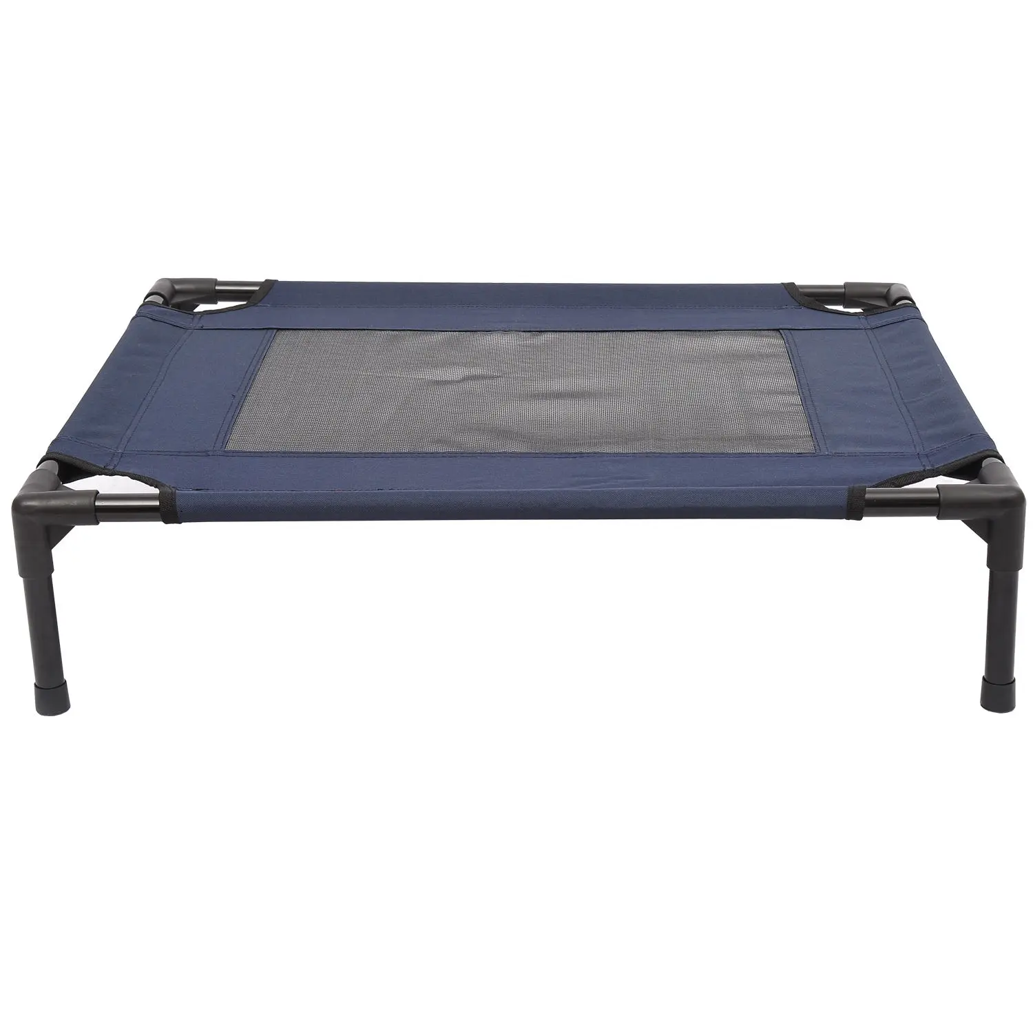 PawHut Cama Elevada Perros with Transpirable Tela Oxford 76x61x18 cm Azul – Detail 7