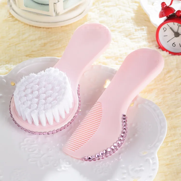 MIYOCAR bling bling Prince Princess baby comb very soft and safe good for baby hair ideal gift for baby shower and birthday