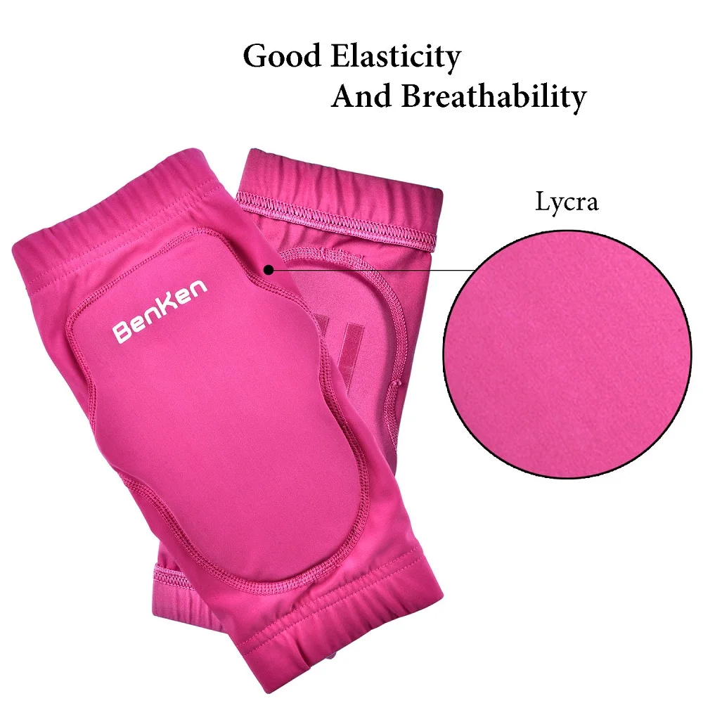 1 Pair Benken Elbow Pads Protector Compression Unisex Breathable Stretchy Arm Brace Sports Biking Climbing Basketball Cycling