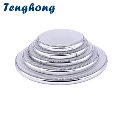 Tenghong 2pcs 2 3 4 5 6.5 Inch Speaker Net Cover Mesh Enclosure Speakers Plastic Frame Wire Grilles Speaker Accessories Repair