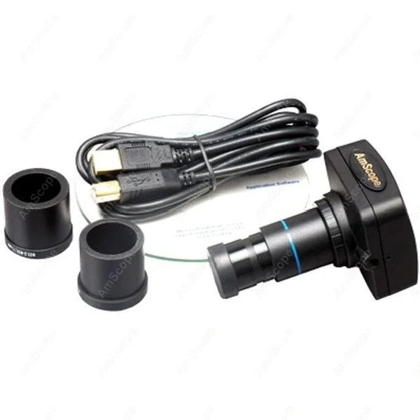 AmScope 8 MP Microscope Camera USB 2.0 Photo Video MU800