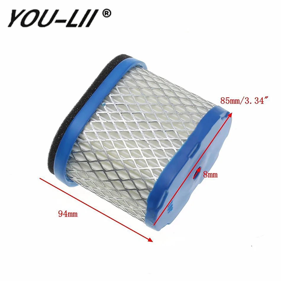 

YOULII Air Filter For Briggs & Stratton 498596 690610 697029 5059h 4207 1 Pc Air Filters +1 Pc Pre Filters 273356S