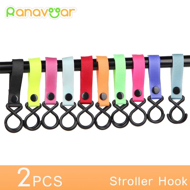 2 Pcs/Lot Baby Stroller Hook Buggy Diaper Bag Hook Hanger Pram Hooks Holder Clips Stroller Shopping Hook Stroller Accessories