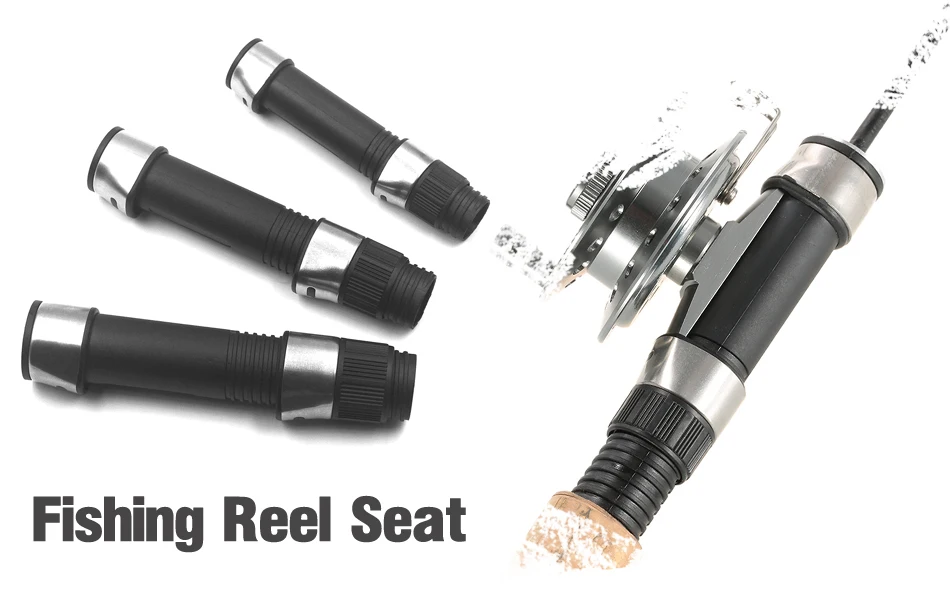 replacement shimano reel seats MNFT 1PCS Building Fly Fishing Reel Seat Ice Fishing Reel Seat DIY Fishing  Rod Repair Tackles 3 sizes