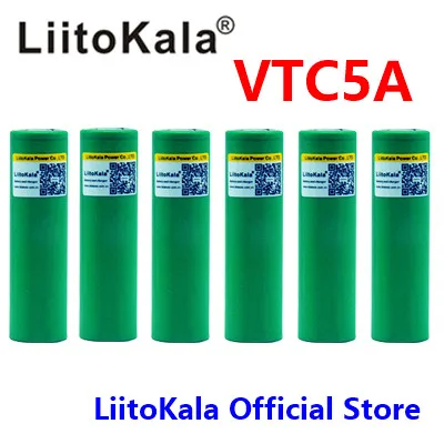 Liitokala oryginalny 3.6V 18650 US18650 VTC5A 2600mAh wysoki odpływ 30A baterii