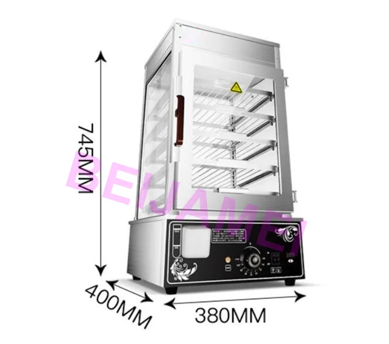 BEIJAMEI High efficiency food steamer bun machine, electric steam food warmer, commercial food steamer 5 layers