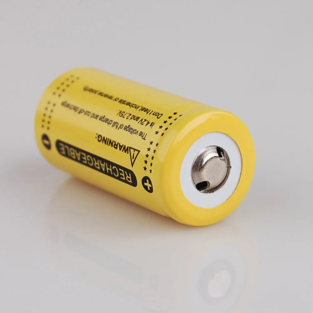 Gtf 2pcs Cr123a 3.7v 1200mah 16340 Protected Li-ion Rechargeable Battery For Led Flashlight With Pcb Batteries