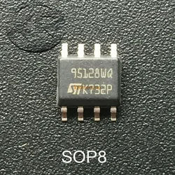 5 pezzi EPROM 95128 chip di memoria cancellabile programmabile leggi EPROM 95128 SOP8 95128 TSSOP8